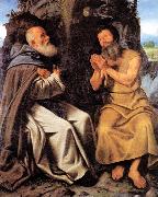 SAVOLDO, Giovanni Girolamo St Anthony Abbot and St Paul Germany oil painting reproduction